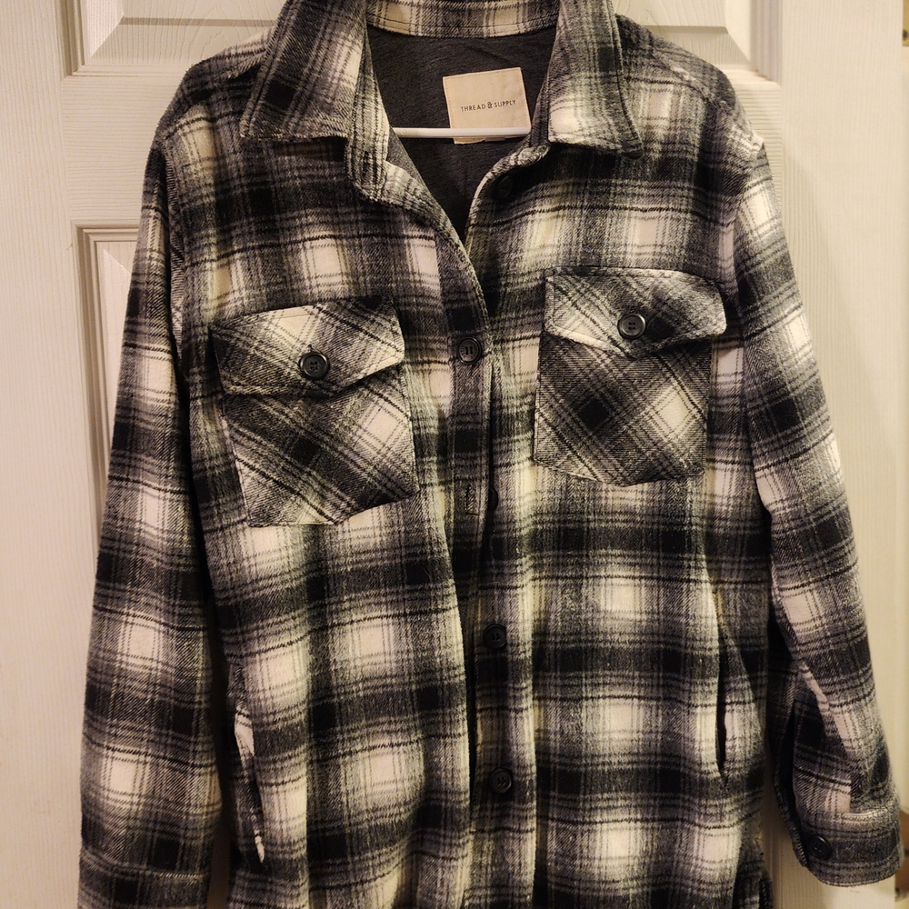 Thread & Supply Gray Knit Top